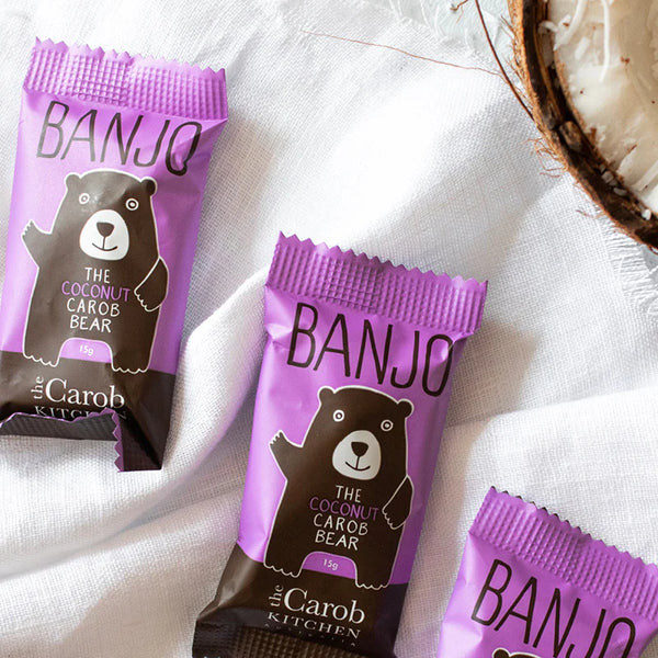 Carob Kitchen Banjo the Coconut Carob Bear | 8 Pack