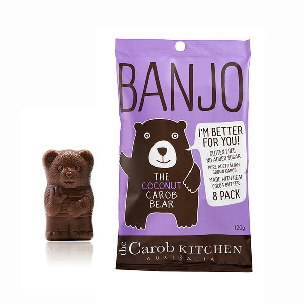 Carob Kitchen Banjo the Coconut Carob Bear | 8 Pack