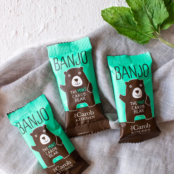 Carob Kitchen Banjo the Mint Carob Bear | 8 Pack