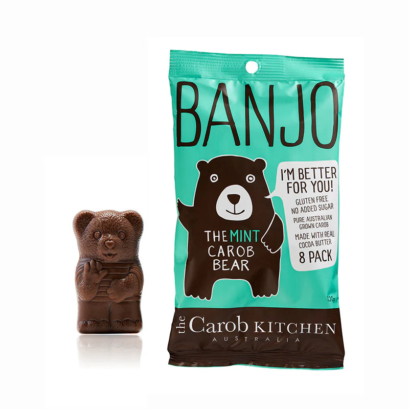 Carob Kitchen Banjo the Mint Carob Bear | 8 Pack