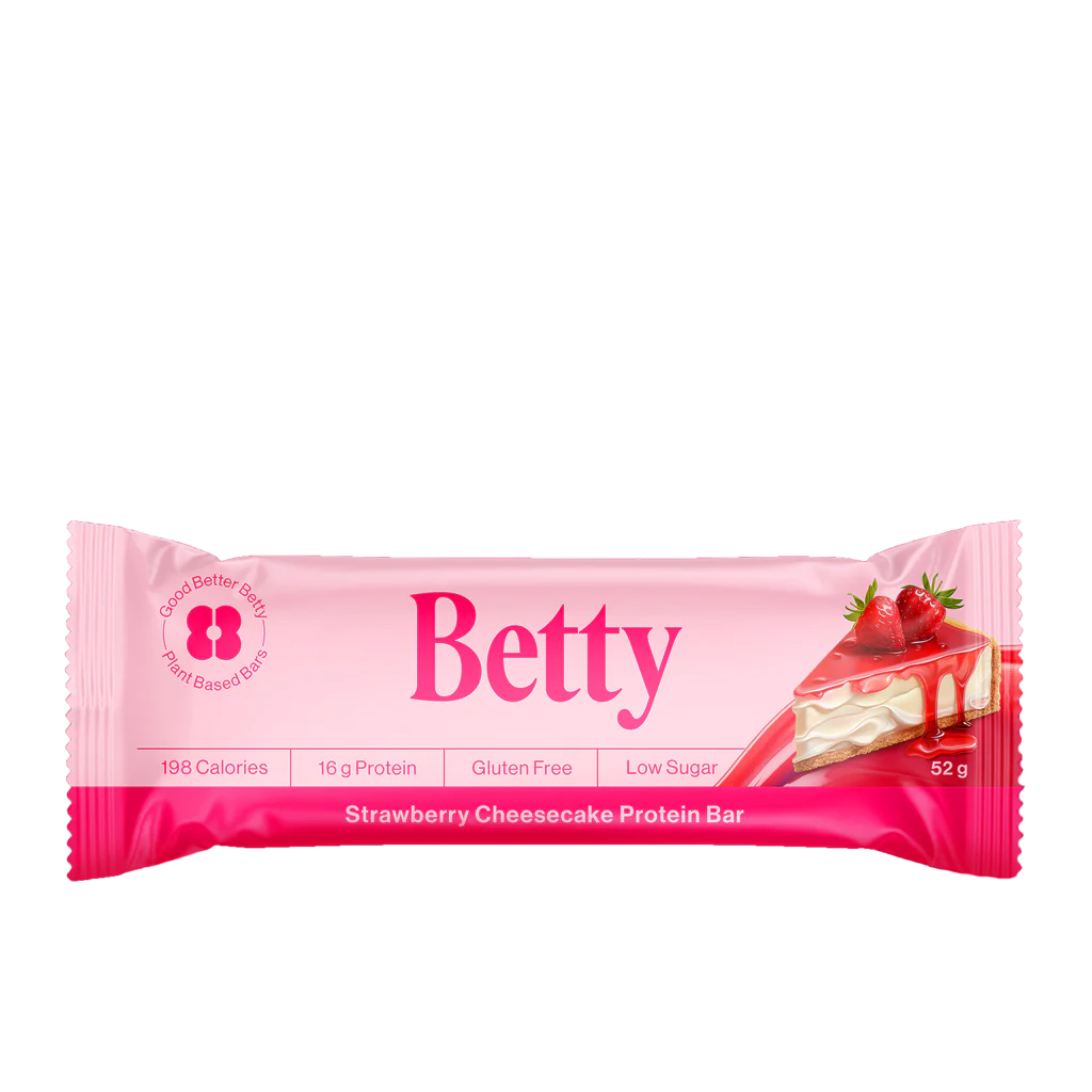 Betty Strawberry Cheesecake Protein Bar 52gm