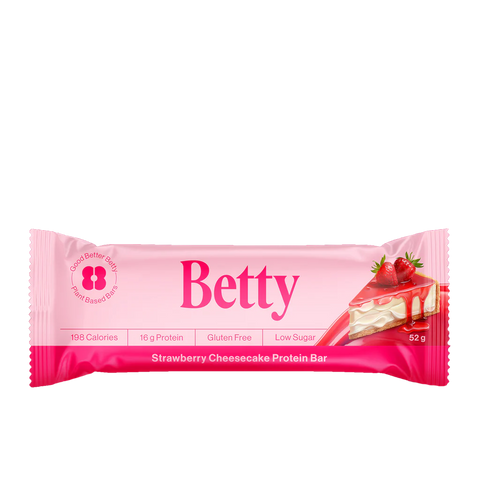 Betty Strawberry Cheesecake Protein Bar 52gm