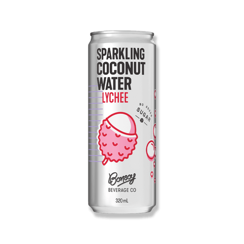 Bonsoy Organic Sparkling Coconut Water Lychee 320ml