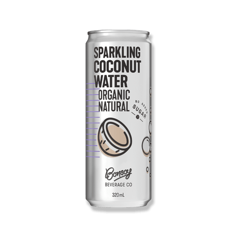 Bonsoy Organic Sparkling Coconut Water Natural 320ml