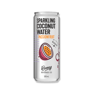 Bonsoy Organic Sparkling Coconut Water Passionfruit 320ml