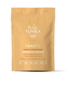 Tonika VANILLA MACADAMIA ADAPTOGENIC BEAUTY CREAMER 200gm