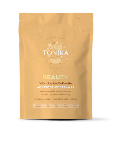 Tonika VANILLA MACADAMIA ADAPTOGENIC BEAUTY CREAMER 200gm