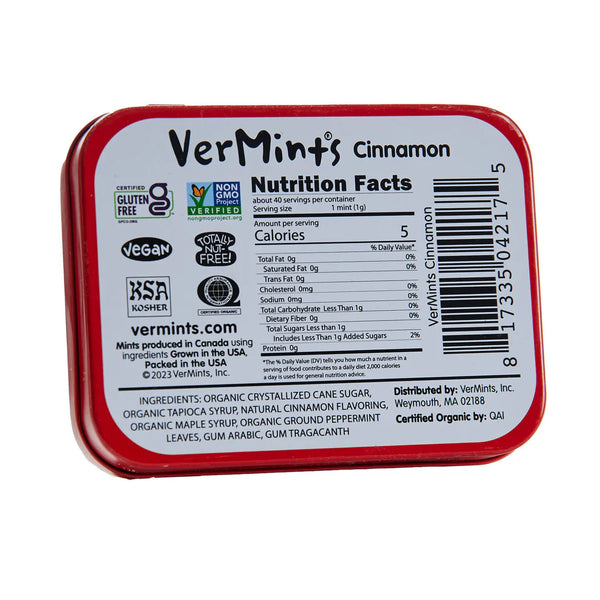 VerMints Cinnamon Mints 40gm