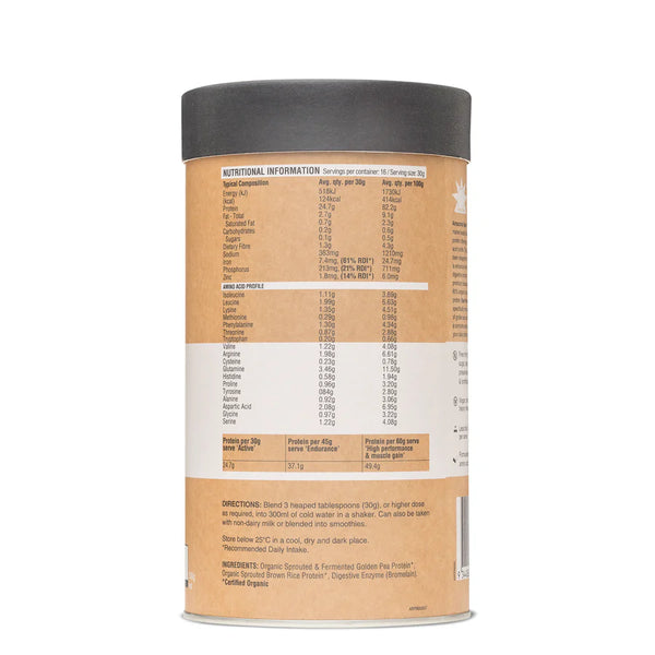 Amazonia Raw Protein Isolate Natural 500gm