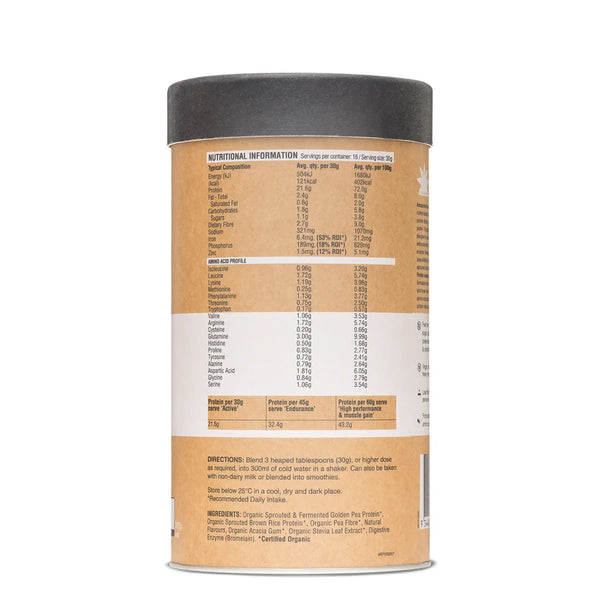 Amazonia Raw Protein Isolate Vanilla 500gm