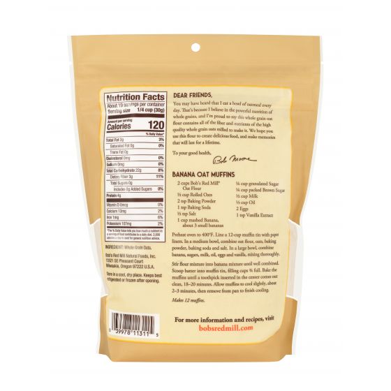 Bob's Red Mill Oat Flour 567gm