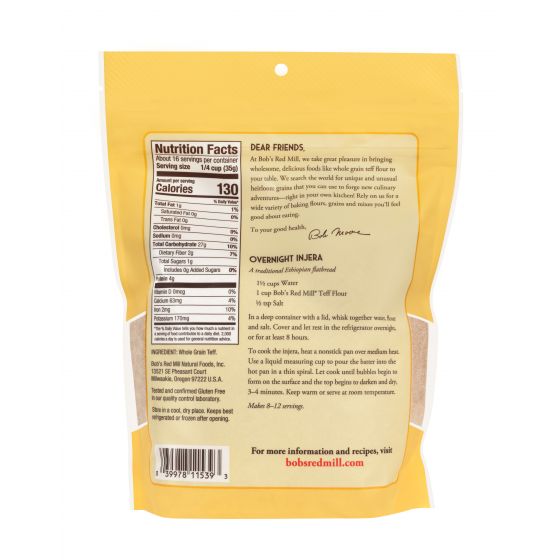 Bob's Red Mill Teff Flour 567gm