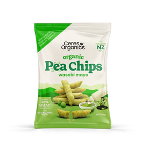 Ceres Organics Organic Pea Chips, Wasabi Mayo - 100g