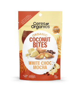 Ceres Organics Organic Coconut Bites, White Choc Mocha 60g - 20% off