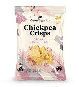 Ceres Organics Organic Chickpea Crisps, Himalayan Salt - 100g