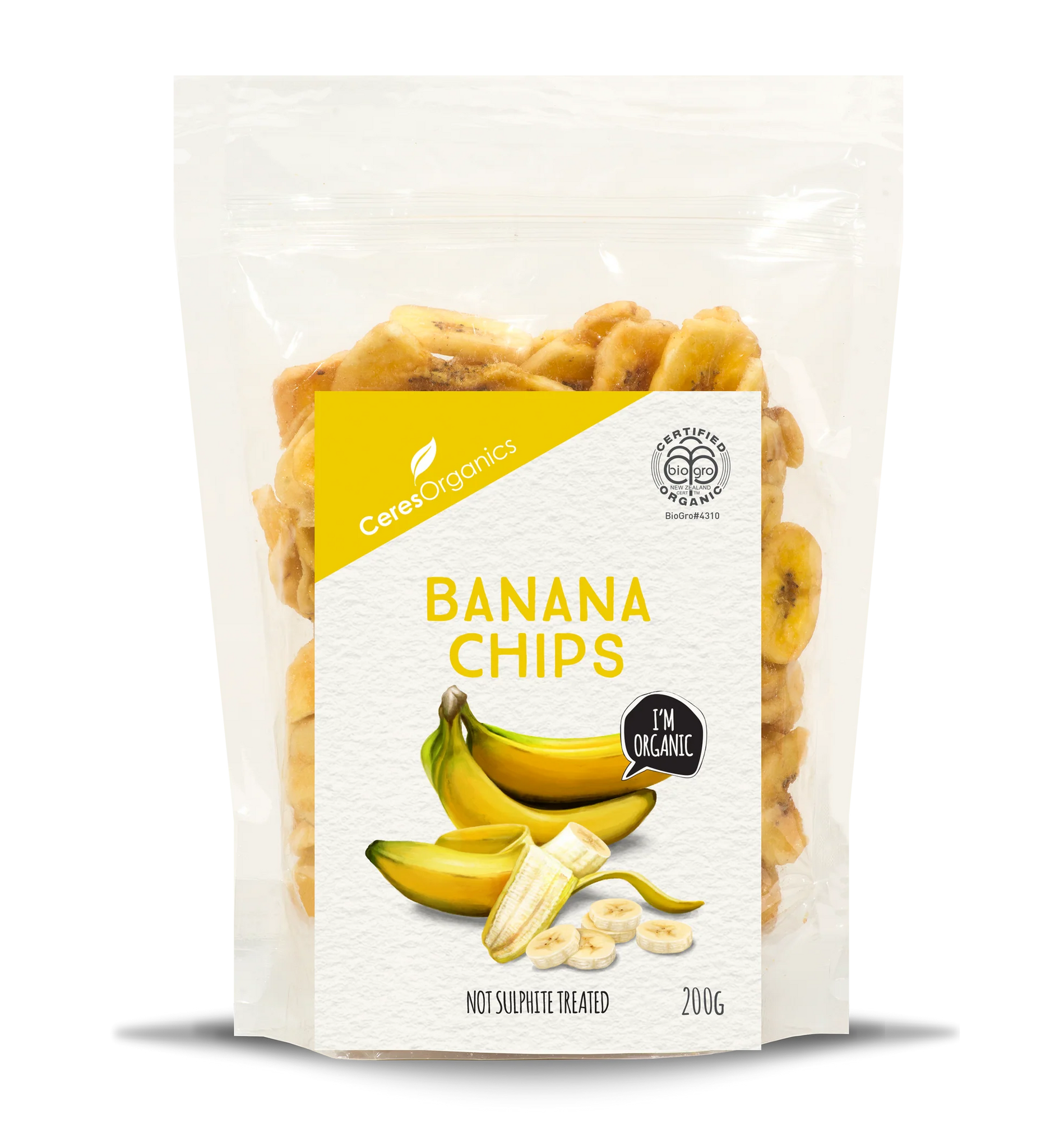 Ceres Organics Organic Banana Chips 200g - 20% off