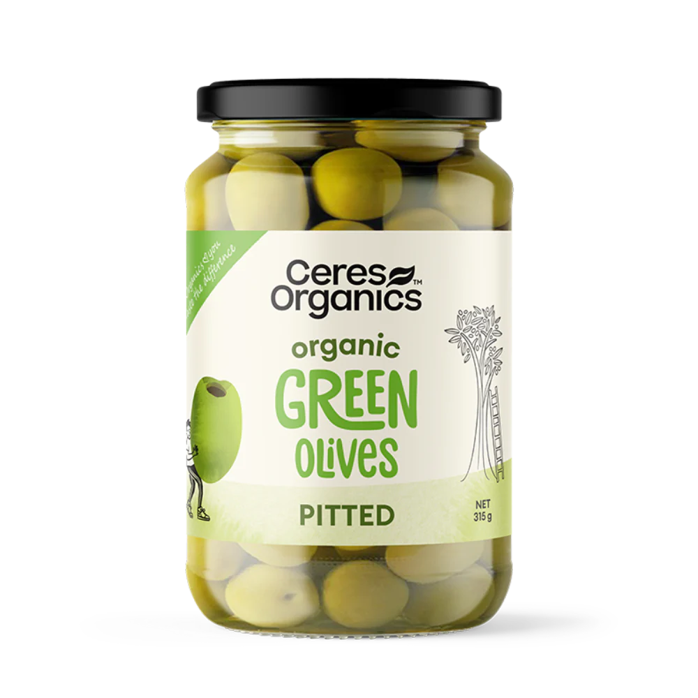 Ceres Organics Green Olives, Pitted - 315g - 20% off