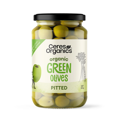 Ceres Organics Green Olives, Pitted - 315g - 20% off