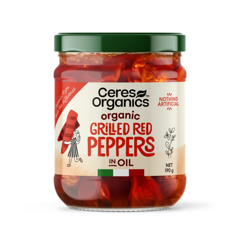 Ceres Organics Grilled Red Peppers in oil - 190g - 20% off