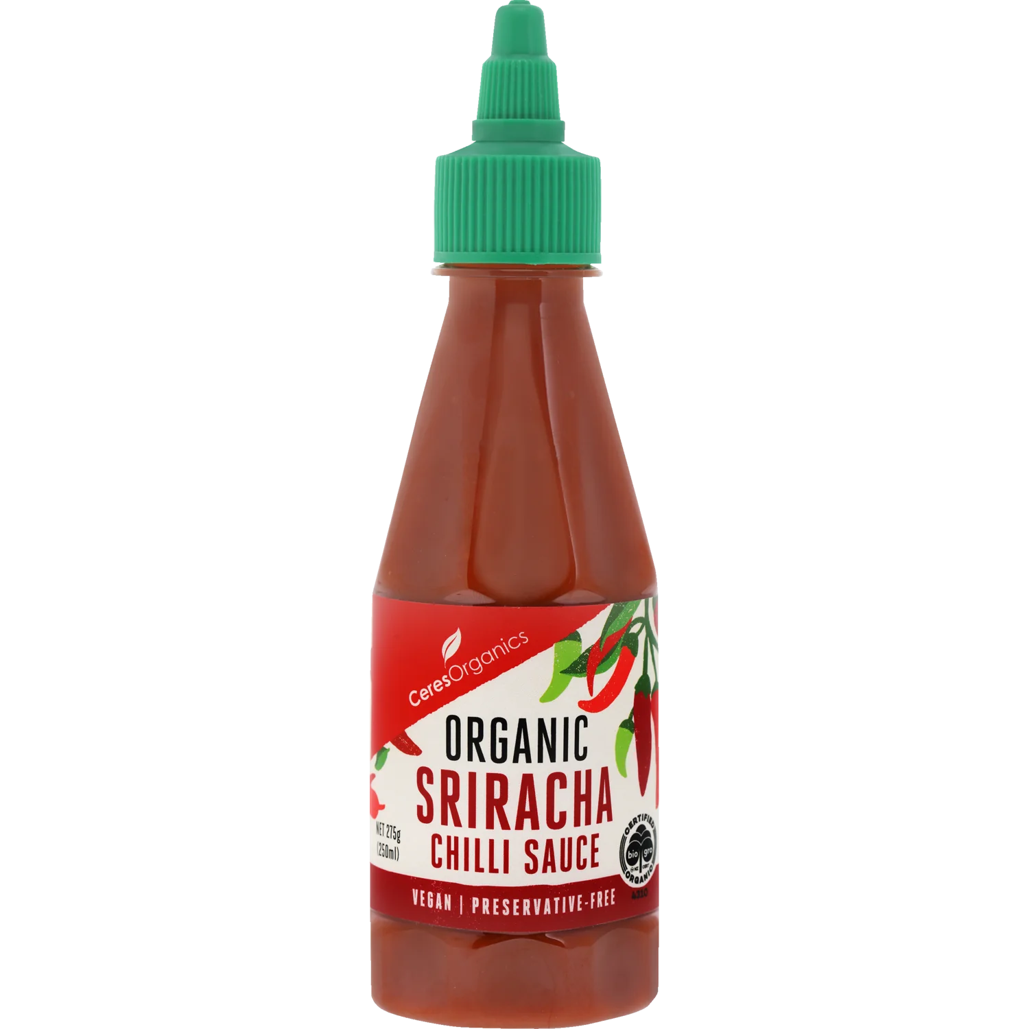 Ceres Organic Sriracha Chilli Sauce - 250ml