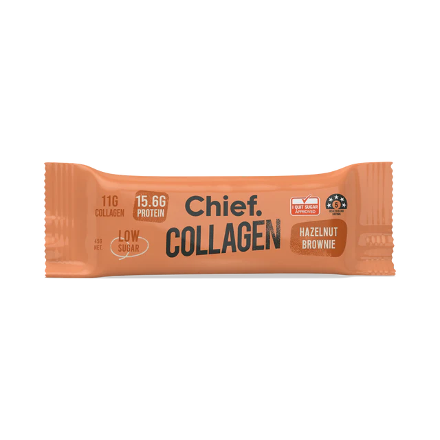 Chief Collagen Hazelnut Brownie Bar