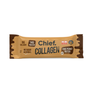 Chief Collagen Protein Choc Peanut Butter Bar - 20% off