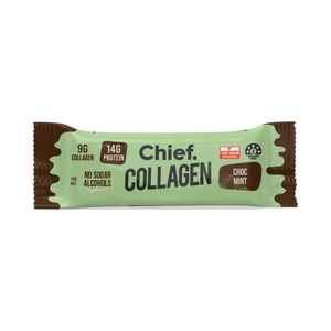 Chief Collagen Protein Choc Mint Bar 45gm - 20% off