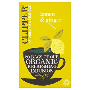 Clipper Organic Lemon & Ginger 20tbags