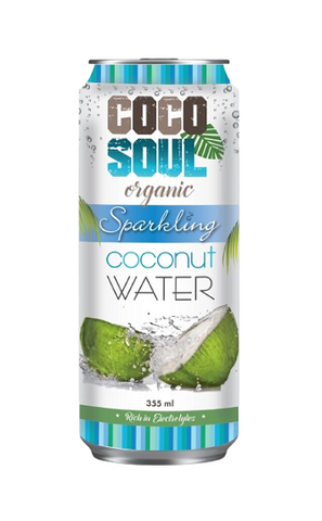 Coco Soul Organic Sparkling Coconut Water 355 ml