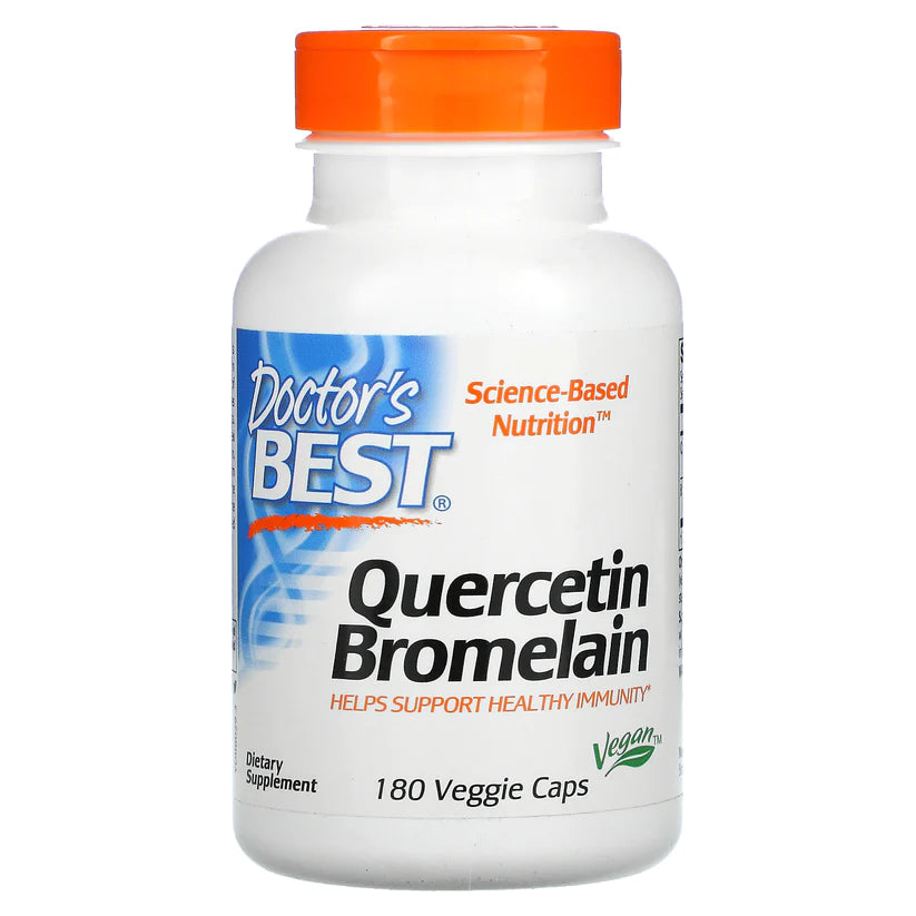 Doctor's Best Quercetin Bromelain, 180 Veggie Caps