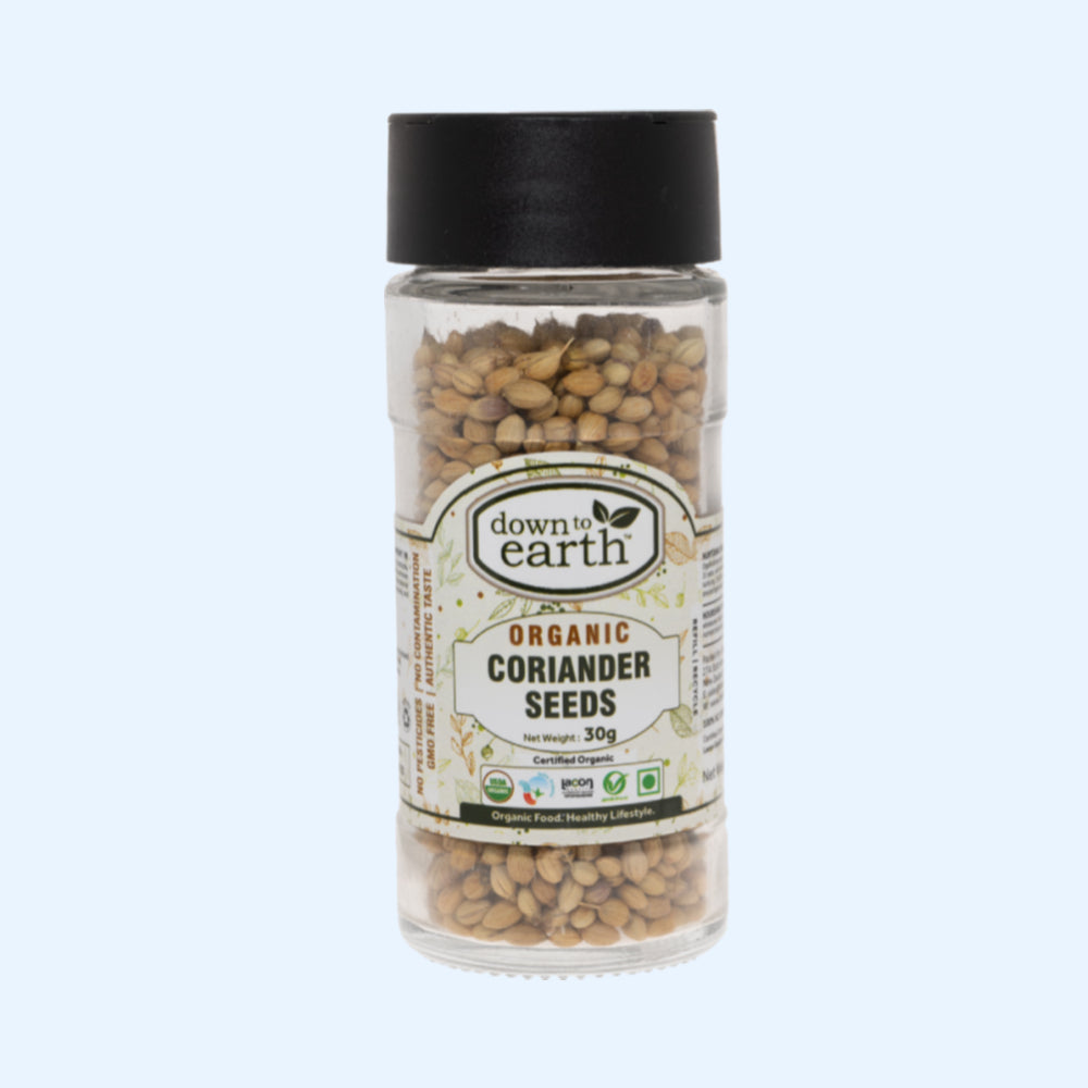 down to earth Coriander Seeds Organic 30g