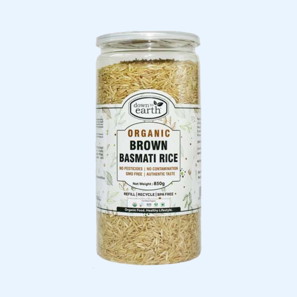 down to earth Brown Basmati Rice Organic 770g