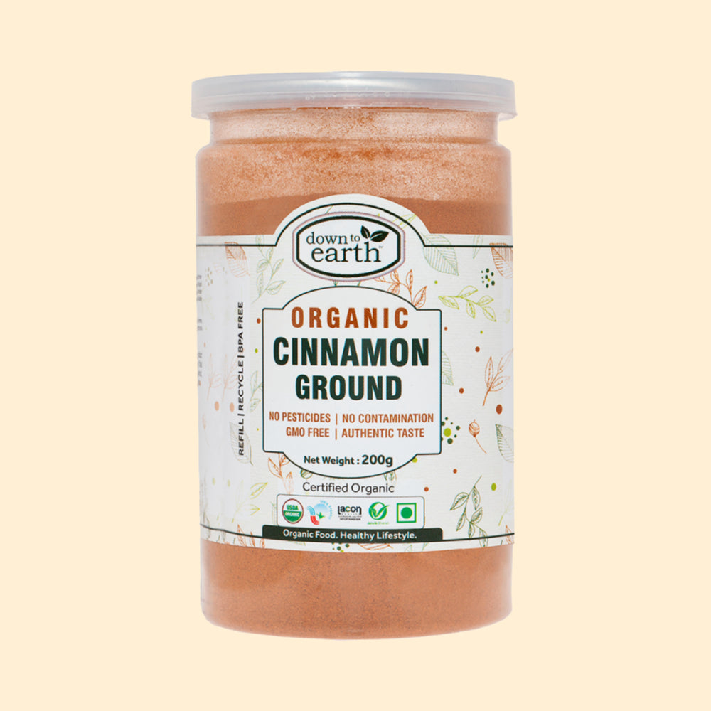 down to earth Cinnamon Ground Organic (Cassia) 200g