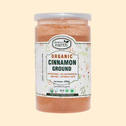 down to earth Cinnamon Ground Organic (Cassia) 200g