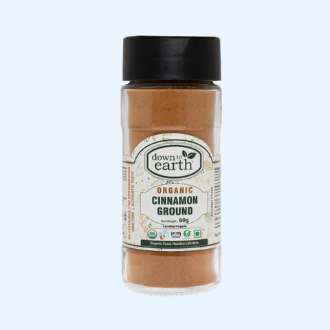 down to earth Cinnamon Ground Organic (Cassia) 60g