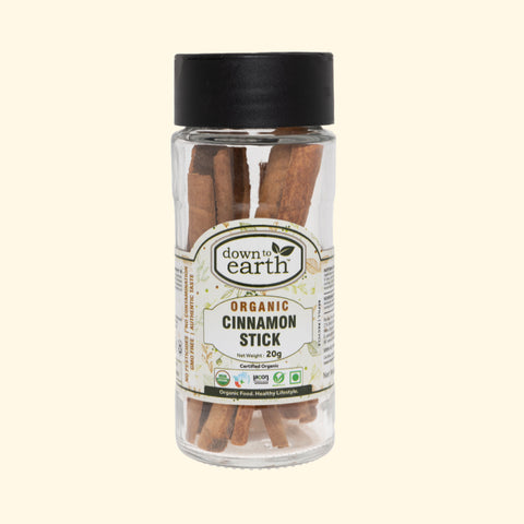 down to earth Cinnamon Stick Organic (Cassia) 20g