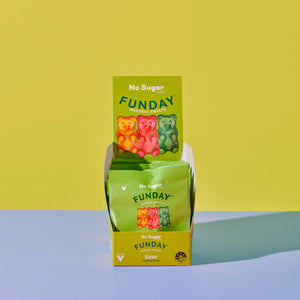 Funday Natural Sweets Sour Vegan Gummy Bears 50g