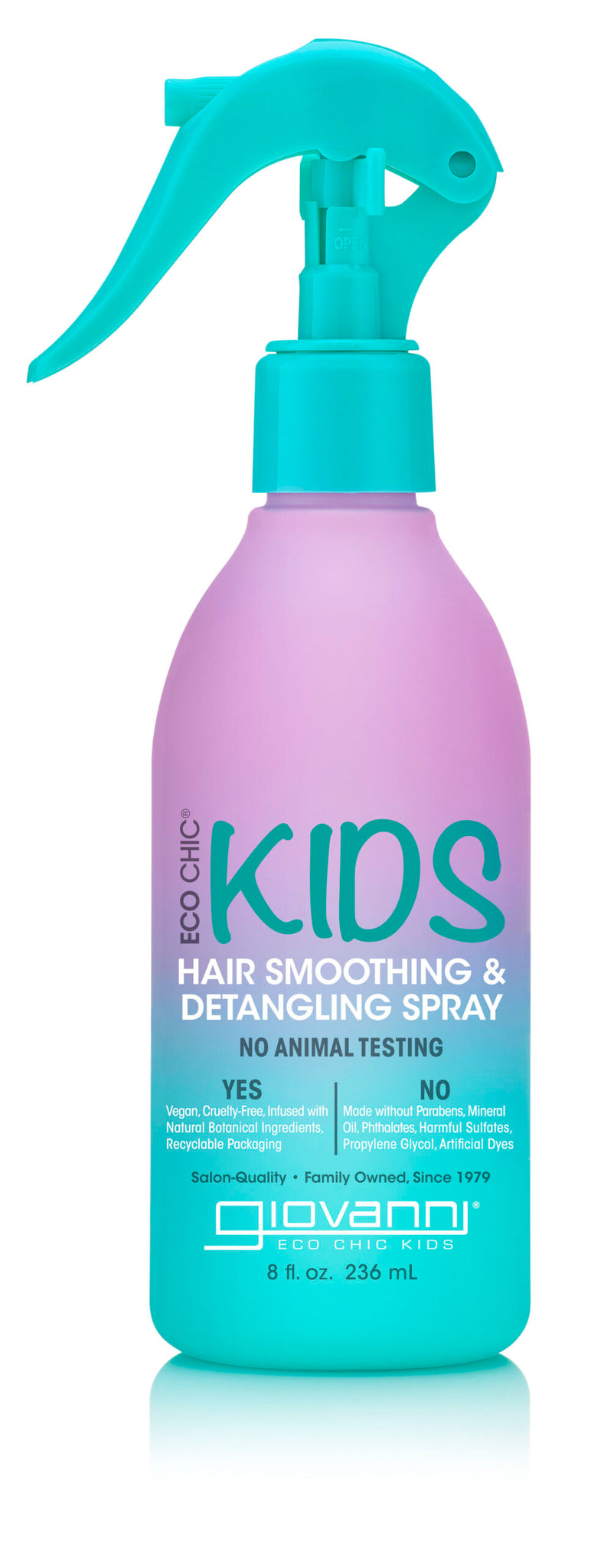 Giovanni ECO CHIC® KIDS HAIR SMOOTHING & DETANGLING SPRAY 236ml