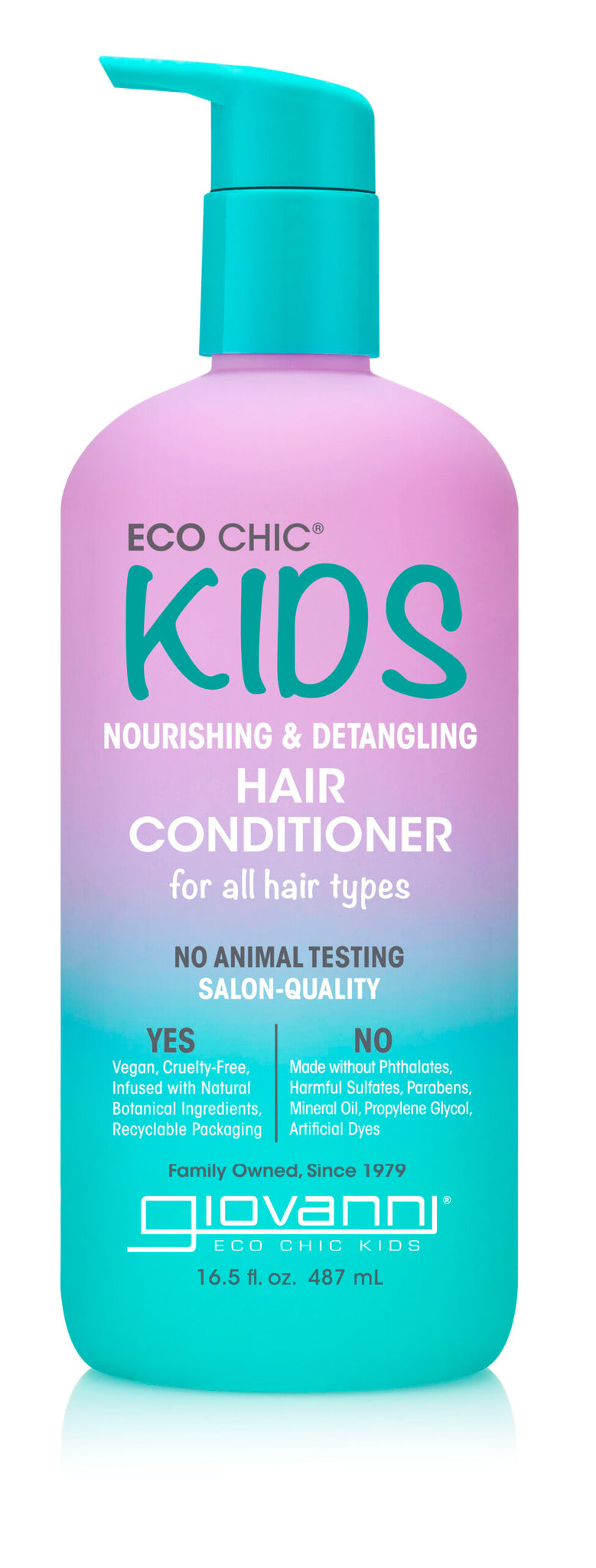 Giovanni ECO CHIC® KIDS NOURISHING & DETANGLING HAIR CONDITIONER 478ml