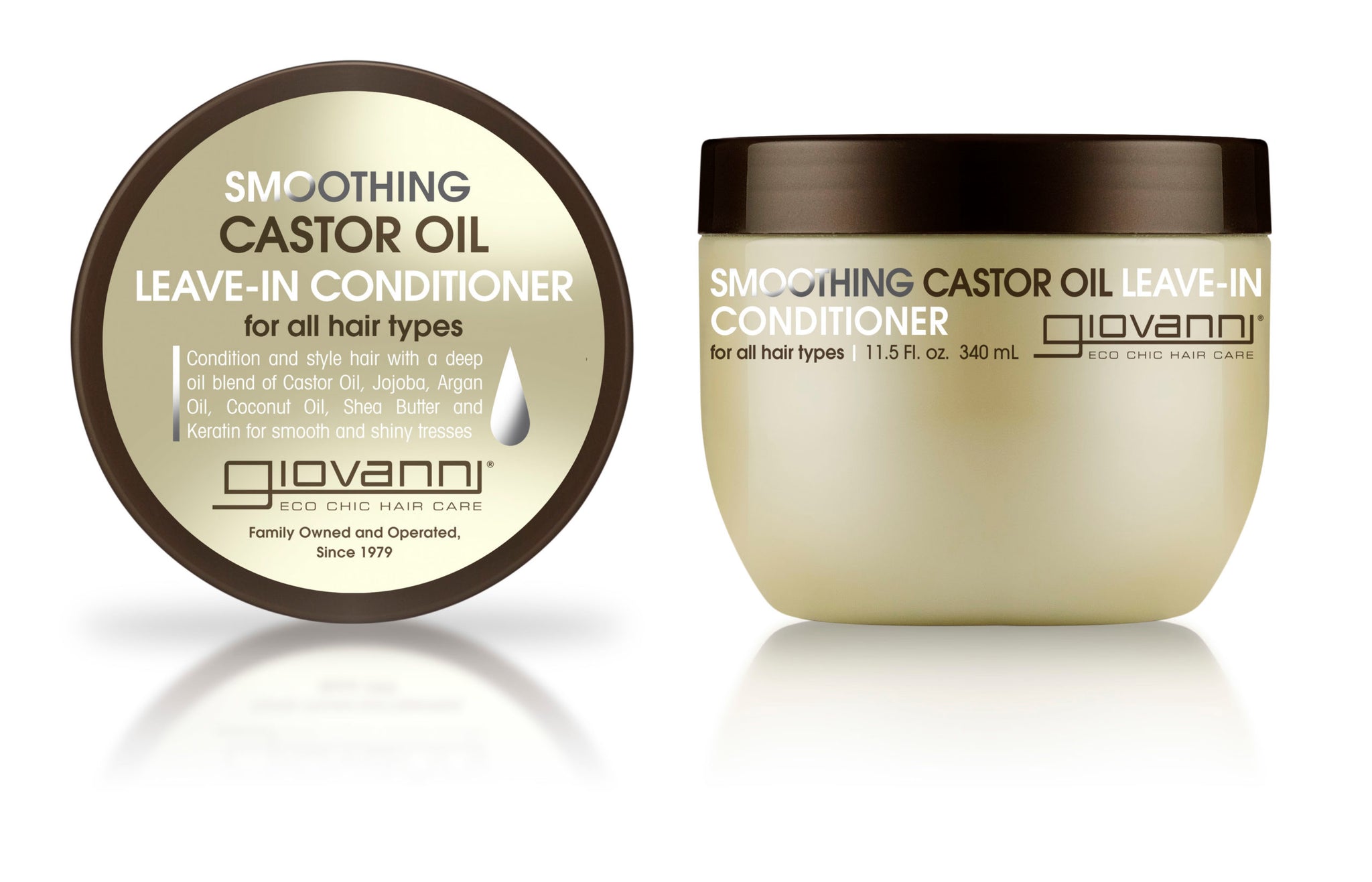 Giovanni Castor Oil SMOOTHING CASTOR OIL LEAVE-IN CONDITIONER 340ml