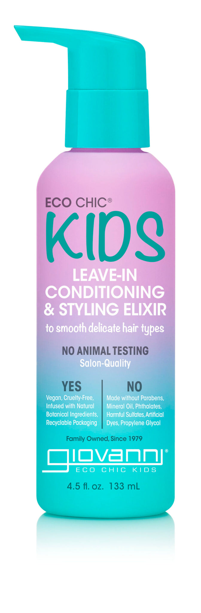 Giovanni ECO CHIC® KIDS LEAVE-IN CONDITIONING & STYLING ELIXIR 133ml