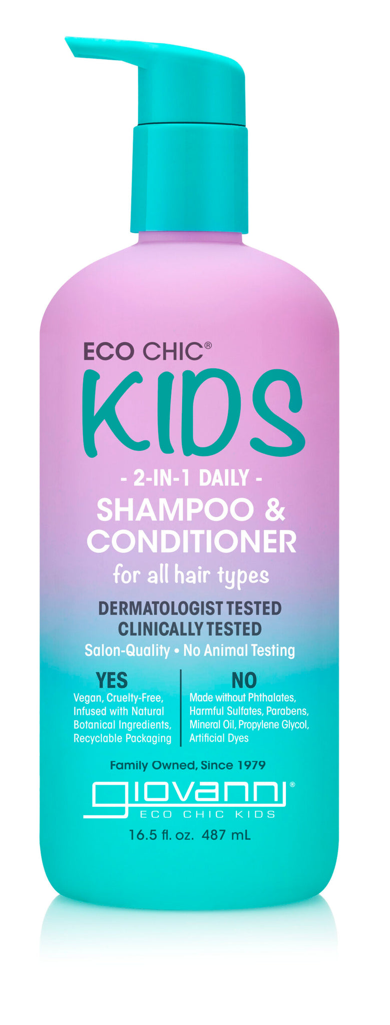 Giovanni ECO CHIC® KIDS 2 IN 1 SHAMPOO & CONDITIONER