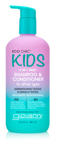 Giovanni ECO CHIC® KIDS 2 IN 1 SHAMPOO & CONDITIONER