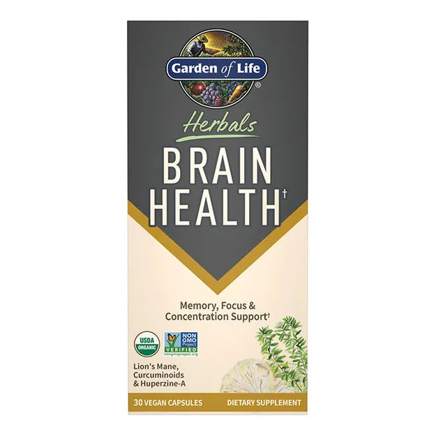 Garden of Life Herbals Brain Health† 30 Vegan Capsules