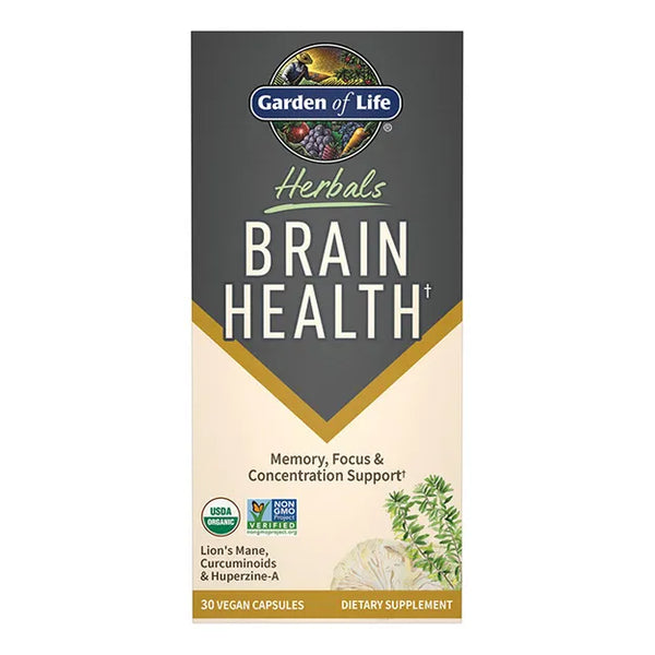 Garden of Life Herbals Brain Health† 30 Vegan Capsules