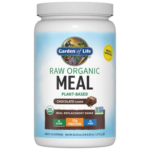 Garden of Life Raw Organic Meal Replacement Protein Powder - Chocolate 1078gm