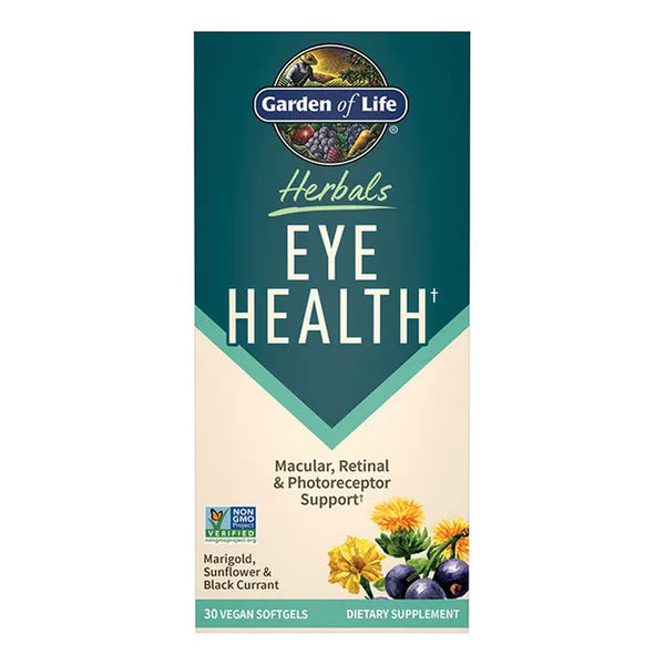 Garden of Life Herbals Eye Health 30 Vegan Softgels