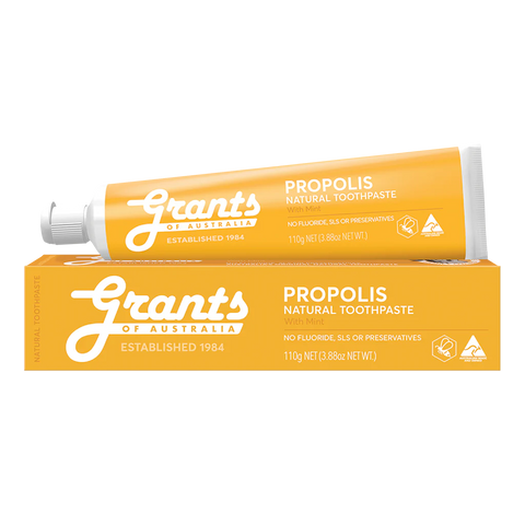 Grants Propolis Natural Toothpaste - Fluoride Free - 110g