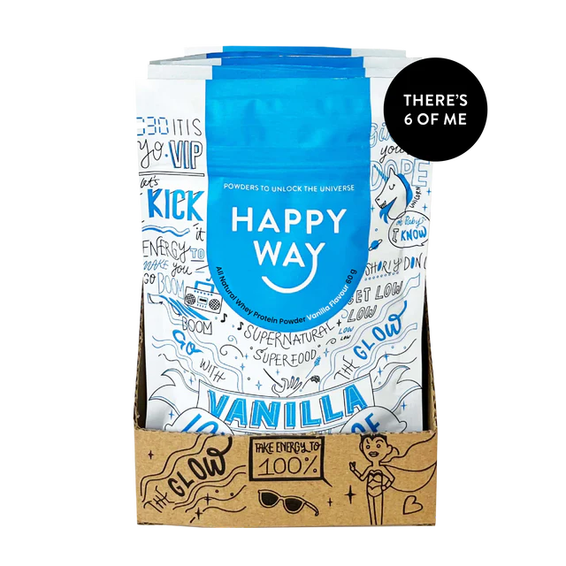 Happy Way Whey Protein Powder Vanilla 60g