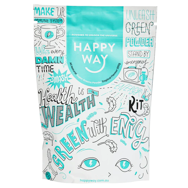 Happy Way Super Greens Powder 200g